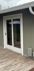 French Patio Doors installation in Eugene, Oregon. 